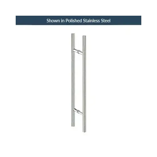 60 Inches Center To Center "H" Style Back To Back Mount Tubular Pull Brushed Stainless Steel 60 Inches Center To Center "H" Style Back To Back Mount Tubular Pull Brushed Stainless Steel