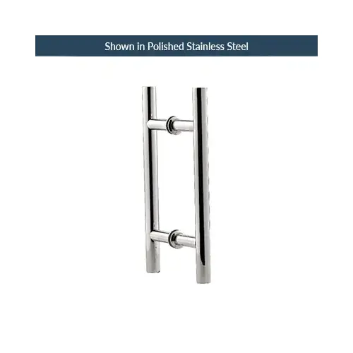 6" Ladder Pull Back to Back Handles Brushed Bronze 6" Ladder Pull Back to Back Handles Brushed Bronze