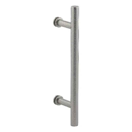8 Inches Center To Center Ladder Push Pull Handle Single Mount Brushed Nickel 8 Inches Center To Center Ladder Push Pull Handle Single Mount Brushed Nickel