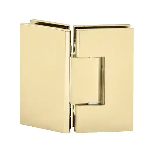 Maxum Series Glass To Glass Mount Shower Door Hinge 135 Degree Polished Brass Maxum Series Glass To Glass Mount Shower Door Hinge 135 Degree Polished Brass