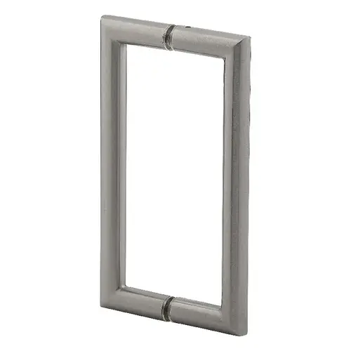 8 Inches Center To Center Mitered Style Back To Back Shower Door Handle Brushed Nickel 8 Inches Center To Center Mitered Style Back To Back Shower Door Handle Brushed Nickel
