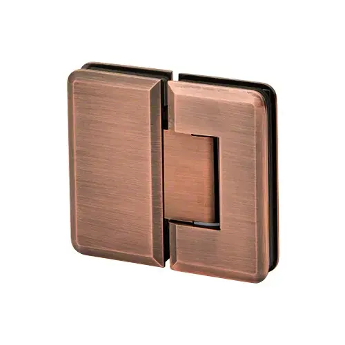 Majestic Series Glass To Glass Mount Hinge 180 Degree Antique Copper Majestic Series Glass To Glass Mount Hinge 180 Degree Antique Copper