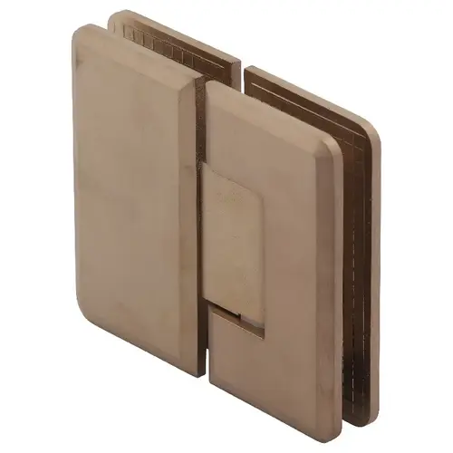 Majestic Series Glass To Glass Mount Hinge 180 Degree Brushed Bronze Majestic Series Glass To Glass Mount Hinge 180 Degree Brushed Bronze