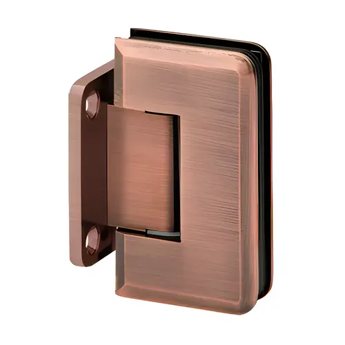 Majestic Series Glass To Wall Mount Shower Door Hinge With Short Back Plate Antique Copper Majestic Series Glass To Wall Mount Shower Door Hinge With Short Back Plate Antique Copper