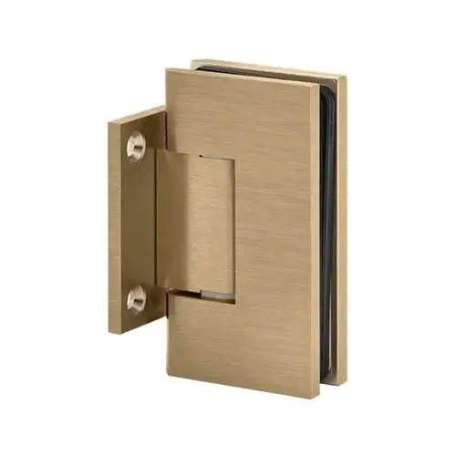 Adjustable Maxum Series Glass To Wall Mount Shower Door Hinge With Short Back Plate Antique Brass Adjustable Maxum Series Glass To Wall Mount Shower Door Hinge With Short Back Plate Antique Brass
