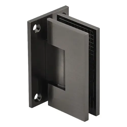 Adjustable Maxum Series Glass To Wall Mount Shower Door Hinge With Full Back Plate Brushed Pewter Adjustable Maxum Series Glass To Wall Mount Shower Door Hinge With Full Back Plate Brushed Pewter