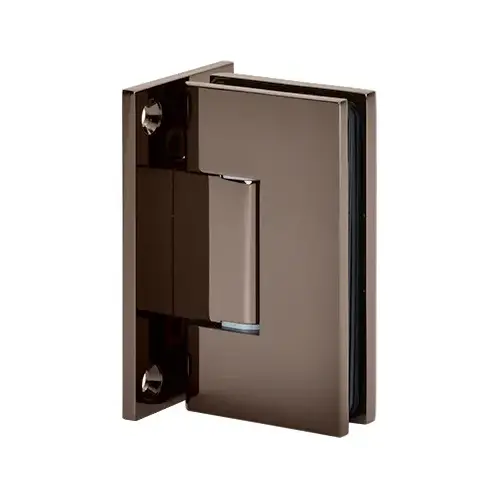 Adjustable Maxum Series Glass To Wall Mount Shower Door Hinge With Full Back Plate Black Nickel Adjustable Maxum Series Glass To Wall Mount Shower Door Hinge With Full Back Plate Black Nickel