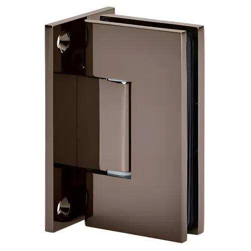 Adjustable Maxum Series Glass To Wall Mount Shower Door Hinge With Full Back Plate Black Nickel Adjustable Maxum Series Glass To Wall Mount Shower Door Hinge With Full Back Plate Black Nickel