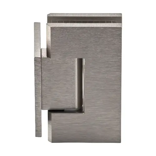 Maxum Series Glass To Wall Mount Shower Door Hinge With Short Back Plate Brushed Nickel Maxum Series Glass To Wall Mount Shower Door Hinge With Short Back Plate Brushed Nickel