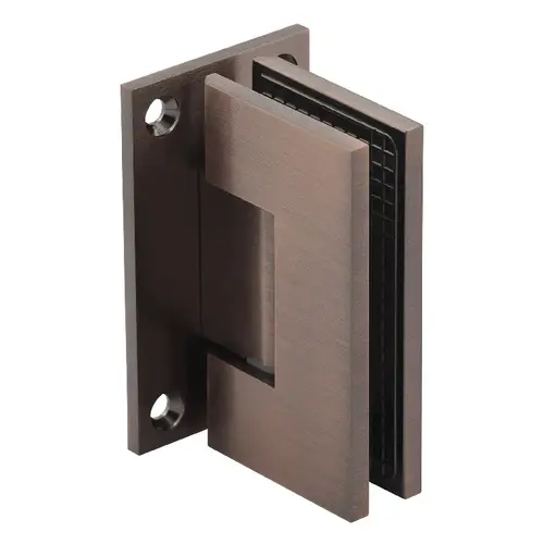 Maxum Series Glass To Wall Mount Shower Door Hinge With Full Back Plate Antique Copper Maxum Series Glass To Wall Mount Shower Door Hinge With Full Back Plate Antique Copper