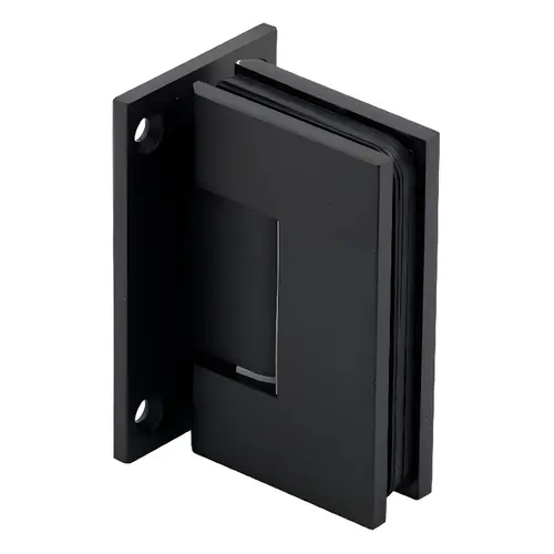 Maxum Series Glass To Wall Mount Shower Door Hinge With Full Back Plate Matte Black Maxum Series Glass To Wall Mount Shower Door Hinge With Full Back Plate Matte Black