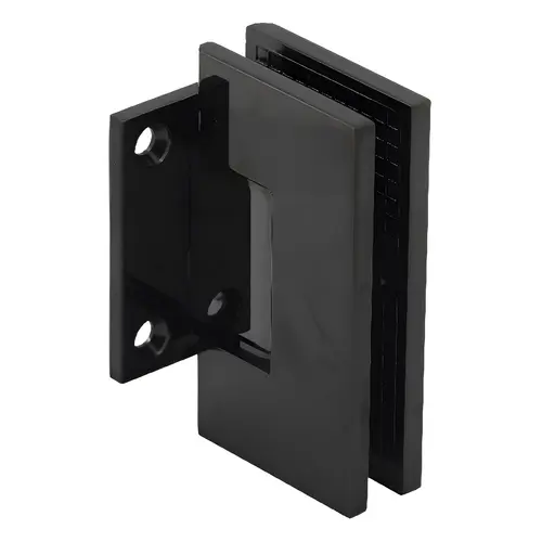Maxum Series Glass To Wall Mount Shower Door Hinge With Short Back Plate Black Nickel Maxum Series Glass To Wall Mount Shower Door Hinge With Short Back Plate Black Nickel