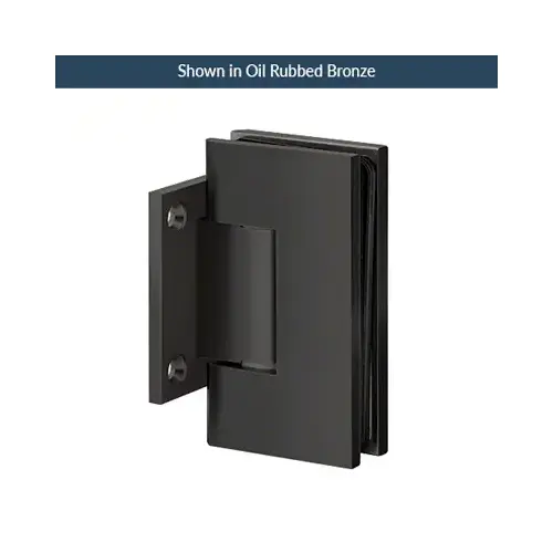 Maxum Series Glass To Wall Mount Shower Door Hinge With Short Back Plate Brushed Bronze Maxum Series Glass To Wall Mount Shower Door Hinge With Short Back Plate Brushed Bronze
