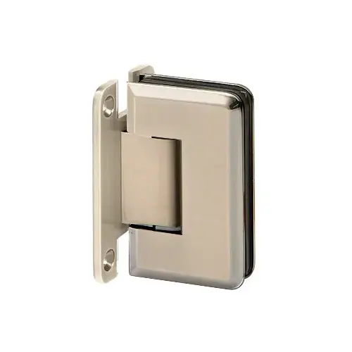 Premier Series Glass To Wall Mount Shower Door Hinge With "H" Back Plate Brushed Nickel Premier Series Glass To Wall Mount Shower Door Hinge With "H" Back Plate Brushed Nickel