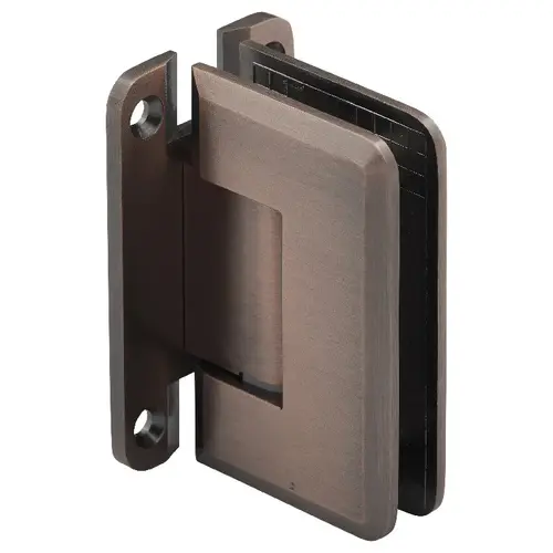 Premier Series Glass To Wall Mount Shower Door Hinge With "H" Back Plate Antique Copper Premier Series Glass To Wall Mount Shower Door Hinge With "H" Back Plate Antique Copper