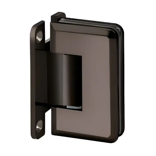 Premier Series Glass To Wall Mount Shower Door Hinge With "H" Back Plate Black Nickel Premier Series Glass To Wall Mount Shower Door Hinge With "H" Back Plate Black Nickel
