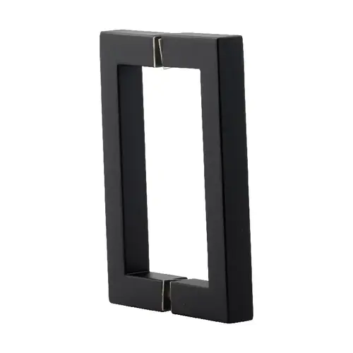 6 Inches Center To Center Square Style Back To Back Handle Matte Black 6 Inches Center To Center Square Style Back To Back Handle Matte Black