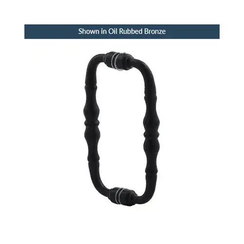 8 Inches Center To Center Traditional Series Shower Door Handle Back to Back Mount Brushed Nickel 8 Inches Center To Center Traditional Series Shower Door Handle Back to Back Mount Brushed Nickel