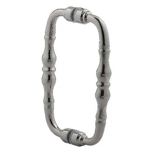 8 Inches Center To Center Traditional Series Shower Door Handle Back to Back Mount Polished Nickel 8 Inches Center To Center Traditional Series Shower Door Handle Back to Back Mount Polished Nickel