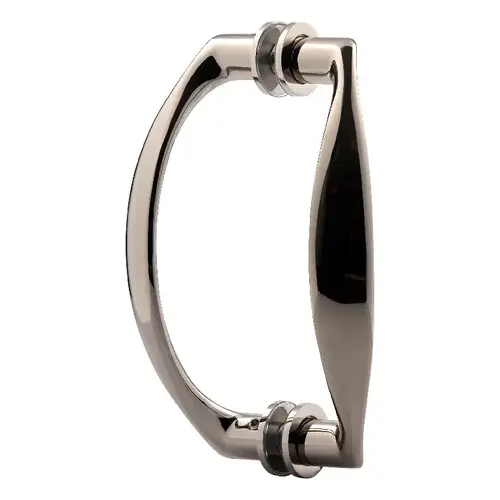 6 Inches Center To Center Ergonomic Style Shower Door Back To Back Handle Polished Nickel 6 Inches Center To Center Ergonomic Style Shower Door Back To Back Handle Polished Nickel