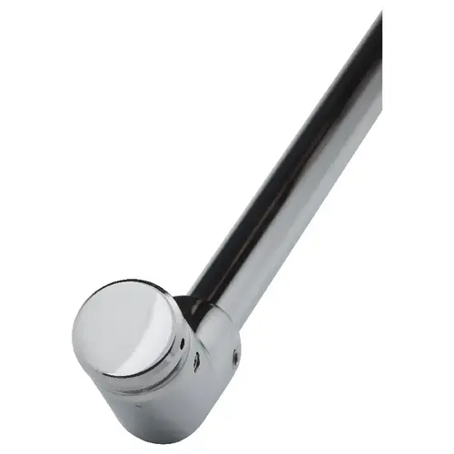 39 Inches Length Thru-Glass To Wall/Ceiling Mount Support Bar Polished Chrome 39 Inches Length Thru-Glass To Wall/Ceiling Mount Support Bar Polished Chrome