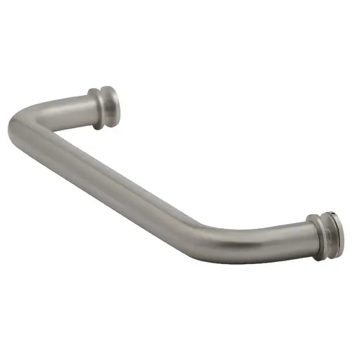 12 Inches Center To Center Standard Tubular Shower Towel Bar Single Mount W/Washers Brushed Nickel