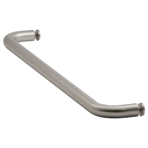 18 Inches Center To Center Standard Tubular Shower Towel Bar Single Mount Without Washers Brushed Stainless Steel 18 Inches Center To Center Standard Tubular Shower Towel Bar Single Mount Without Washers Brushed Stainless Steel