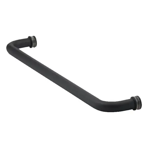 18" Single Mount Towel Bar with Style Washers Matte Black 18" Single Mount Towel Bar with Style Washers Matte Black
