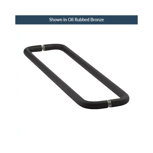 20 Inches Center To Center Standard Tubular Shower Towel Bar Back to Back Mount Without Washers Brushed Nickel