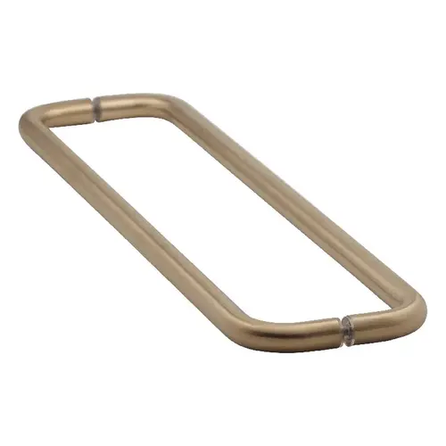 20 Inches Center To Center Standard Tubular Shower Towel Bar Back to Back Mount Without Washers Satin-Brass