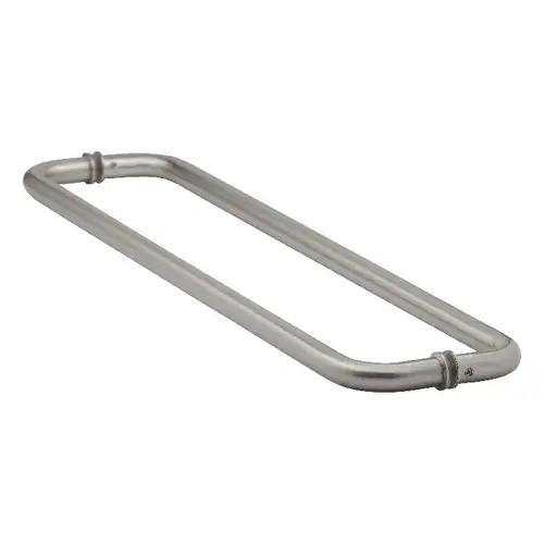 22 Inches Center To Center Standard Tubular Shower Towel Bar Back to Back Mount W/Washers Brushed Nickel