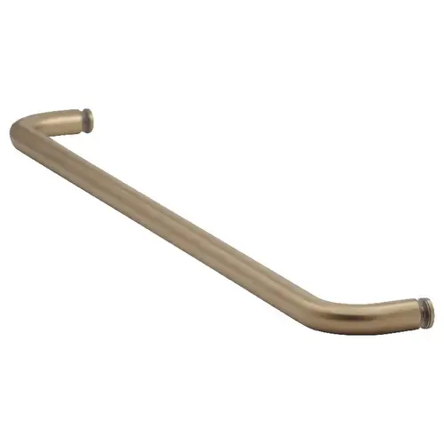 22 Inches Center To Center Standard Tubular Shower Towel Bar Single Mount Without Washers Satin-Brass 22 Inches Center To Center Standard Tubular Shower Towel Bar Single Mount Without Washers Satin-Brass