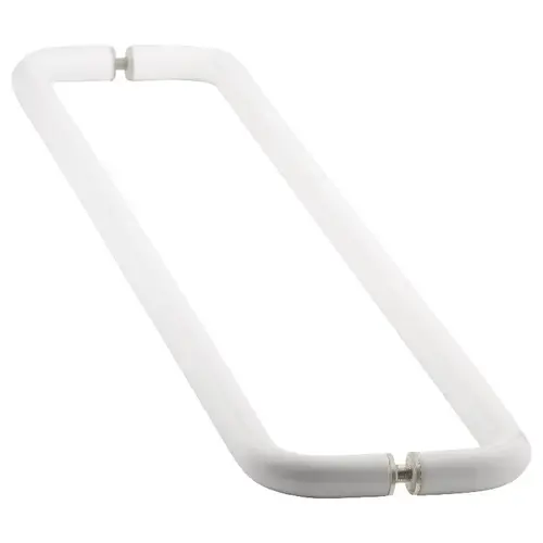 24 Inches Center To Center Standard Tubular Shower Towel Bar Back to Back Mount Without Washers Gloss White 24 Inches Center To Center Standard Tubular Shower Towel Bar Back to Back Mount Without Washers Gloss White