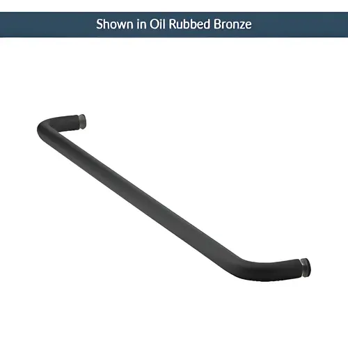 24 Inches Center To Center Standard Tubular Shower Towel Bar Single Mount Without Washers Black Nickel 24 Inches Center To Center Standard Tubular Shower Towel Bar Single Mount Without Washers Black Nickel