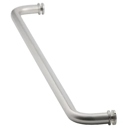 24 Inches Center To Center Standard Tubular Shower Towel Bar Single Mount W/Washers Brushed Stainless Steel