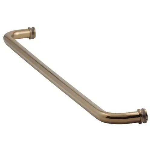 24 Inches Center To Center Standard Tubular Shower Towel Bar Single Mount W/Washers Polished Brass 24 Inches Center To Center Standard Tubular Shower Towel Bar Single Mount W/Washers Polished Brass