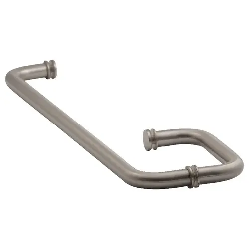 20 Inches Center To Center Towel Bar, 6 Inches Center To Center Handle Shower Door Towel Bar And Handle Combo With Washers Brushed Nickel 20 Inches Center To Center Towel Bar, 6 Inches Center To Center Handle Shower Door Towel Bar And Handle Combo With Washers Brushed Nickel