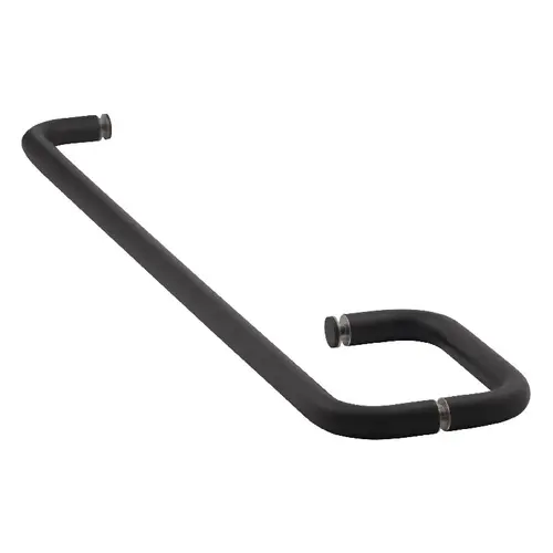 24 Inches Center To Center Towel Bar, 6 Inches Center To Center Handle Shower Door Towel Bar And Handle Combo No Washers Matte Black 24 Inches Center To Center Towel Bar, 6 Inches Center To Center Handle Shower Door Towel Bar And Handle Combo No Washers Matte Black