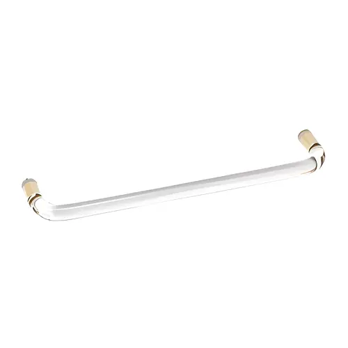 24 Inches Center To Center Acrylic Smooth Towel Bar Single Mount Satin-Brass 24 Inches Center To Center Acrylic Smooth Towel Bar Single Mount Satin-Brass