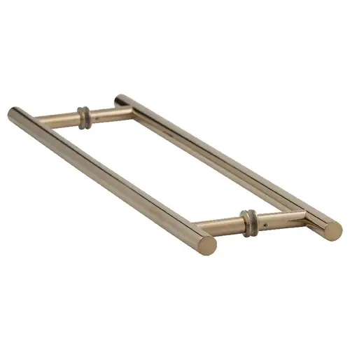 18 Inches Center To Center Ladder Pull Towel Bar Back to Back Mount Polished Brass