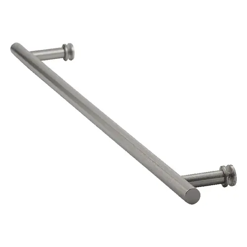 24 Inches Center To Center Ladder Pull Towel Bar Single Mount Brushed Nickel