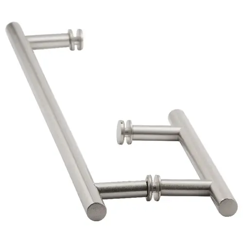 18 Inches Center To Center Towel Bar, 6 Inches Center To Center Handle Ladder Pull Towel Bar And Handle Combo Brushed Nickel 18 Inches Center To Center Towel Bar, 6 Inches Center To Center Handle Ladder Pull Towel Bar And Handle Combo Brushed Nickel