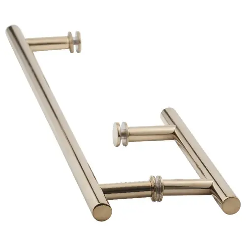 18 Inches Center To Center Towel Bar, 6 Inches Center To Center Handle Ladder Pull Towel Bar And Handle Combo Polished Brass 18 Inches Center To Center Towel Bar, 6 Inches Center To Center Handle Ladder Pull Towel Bar And Handle Combo Polished Brass