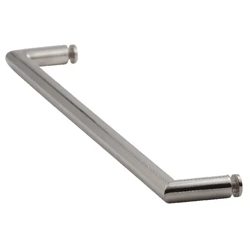 18 Inches Center To Center Mitered Series Round Tubing Towel Bar Single Mount Polished Chrome