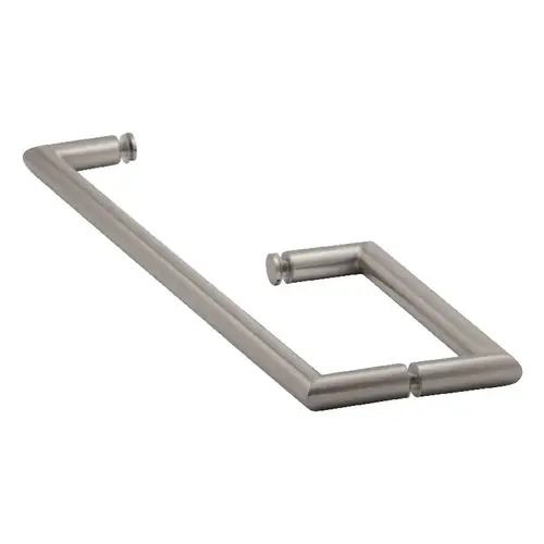 18 Inches Center To Center Towel Bar, 8 Inches Center To Center Handle Mitered Series Towel Bar And Handle Combo Brushed Nickel