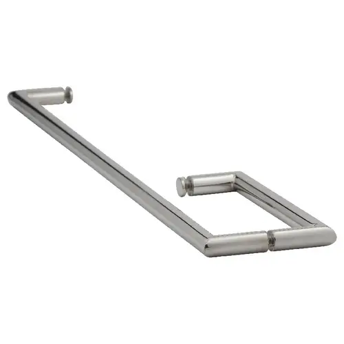 24 Inches Center To Center Towel Bar, 8 Inches Center To Center Handle Mitered Series Towel Bar And Handle Combo Polished Chrome 24 Inches Center To Center Towel Bar, 8 Inches Center To Center Handle Mitered Series Towel Bar And Handle Combo Polished Chrome