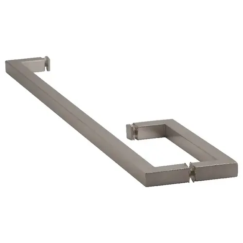 24 Inches Center To Center Towel Bar, 8 Inches Center To Center Handle Square Series Towel Bar And Handle Combo Brushed Nickel 24 Inches Center To Center Towel Bar, 8 Inches Center To Center Handle Square Series Towel Bar And Handle Combo Brushed Nickel