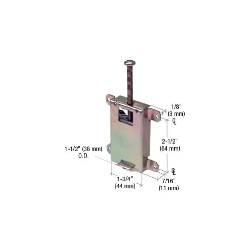 1-1/2" Concave Nylon Mirror Wardrobe Door Roller for Contractors Mirror Door