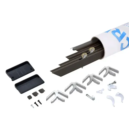 Bronze 37" x 81" K.D. Screen Door Kit- Steel Rollers Bronze 37" x 81" K.D. Screen Door Kit- Steel Rollers