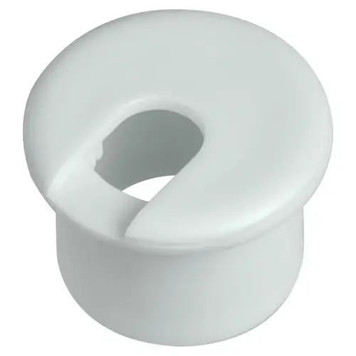Grommet, Plastic 1" 25.00 mm press-fitting, White, (1") diameter 25 mm White